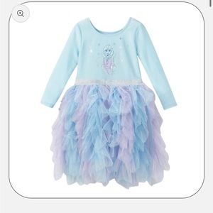 DISNEY - Frozen Elsa Long Sleeve Tutu Dress